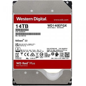 3.5" HDD 14.0TB Western Digital WD140EFGX Caviar Red