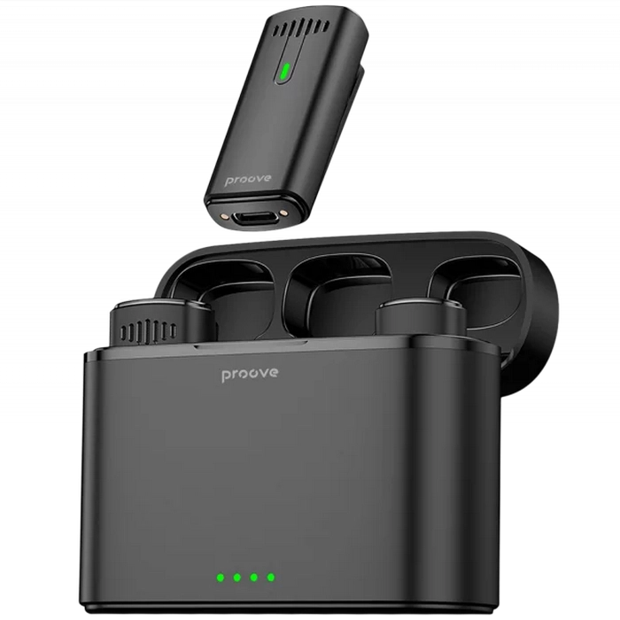 Microphone Wireless Proove Demo Lightning (2 mic),Black - imagine 3