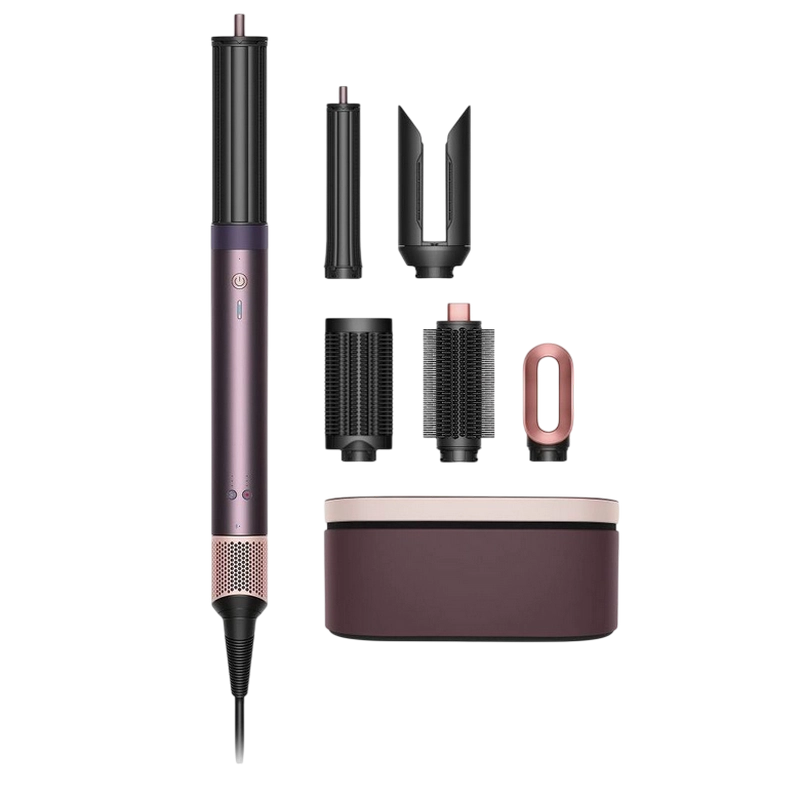 Hair Hot Air Styler set Dyson HS09 Airwrap Co-anda 2x Multi-styler & Dryer Straight+Wavy Jasper Plum (598775-01)
