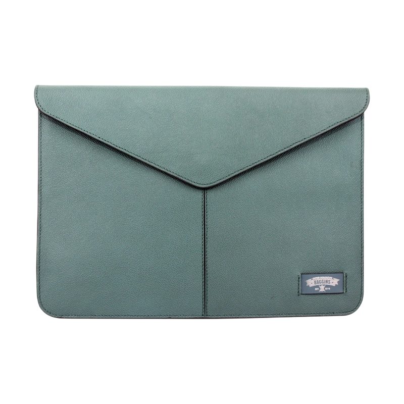 Ultrabook sleeve Baggins, Magnet, Real leather for 13-14", Menthol