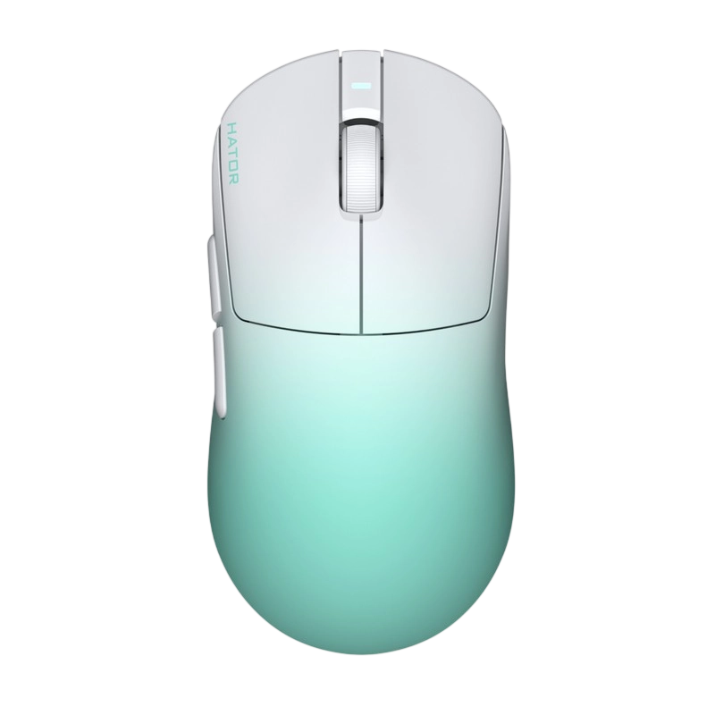 Gaming Mouse HATOR Quasar 3 ULTIMA 8K wireless (HTM761) white-mint gradient