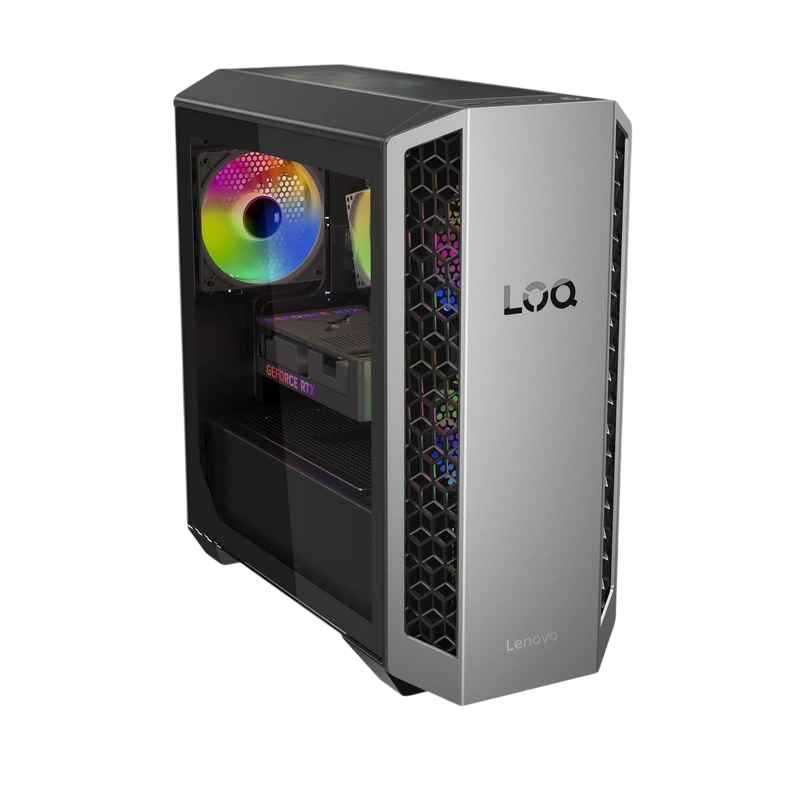 Lenovo LOQ Tower 26ADR10 AMD Ryzen 7 8745HX (3,6-5.1 GHz), 32GB, 1TB SSD, NVIDIA GeForce RTX 5060Ti 8GB GDDR7, Wi-Fi 6, 500W, 3Y warr.