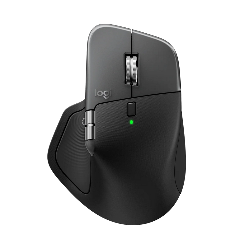 Wireless Mouse Logitech MX Master 4 for Mac, 200-8000 dpi, 8 buttons, Ergonomic, 150g, 650mAh, Bolt, BT, Black