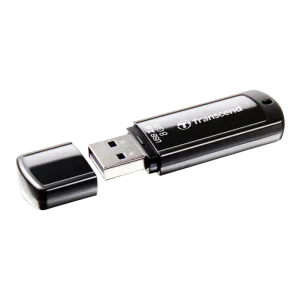 8GB USB2.0 Flash Drive Transcend "JetFlash  350", Black, Classic Cap (R/W:18/4MB/s)