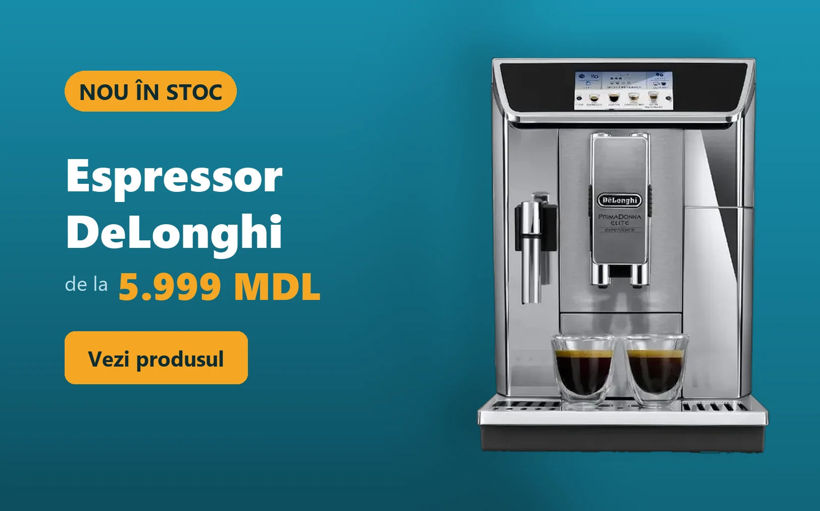 Espressor DeLonghi de la 5.999 MDL