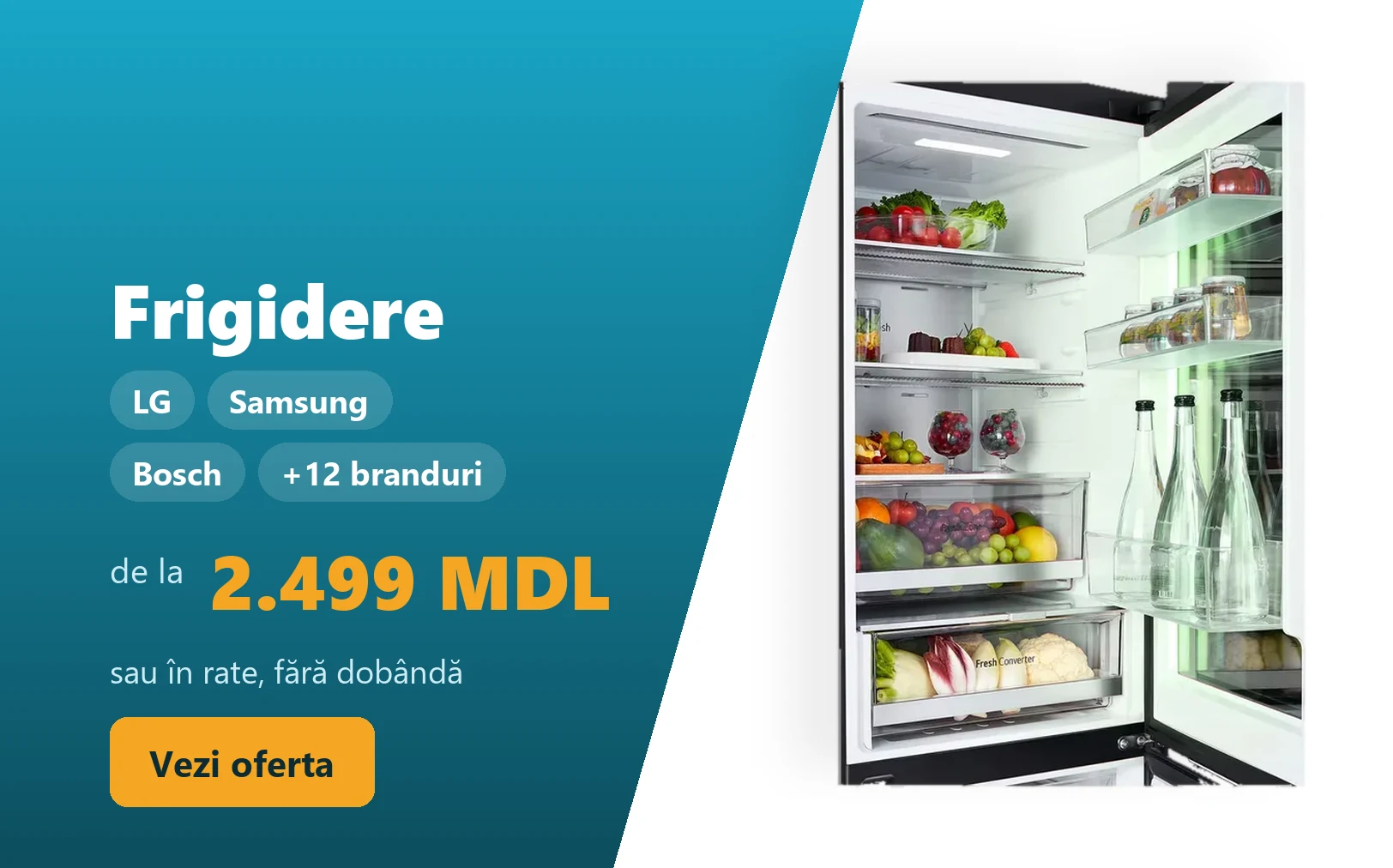 Frigidere de la 2.499 MDL