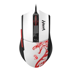 Gaming Mouse Bloody L65 Max, 100-12000 dpi, 7 buttons, 250 IPS, 35G, 78g, Ambidextrous, Programmable, Onboard Memory, RGB, 1.8m, USB, Naraka