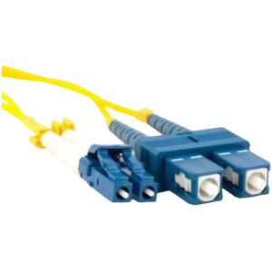 Fiber optic patch cords, singlemode Duplex LC-SC,10m
