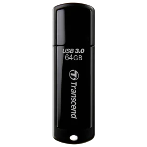64GB USB3.1 Flash Drive Transcend "JetFlash  700", Black, Classic Cap (R/W:90/30MB/s)