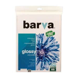 A4 150g 60p Glossy Inkjet Photo Paper Barva, Economy series