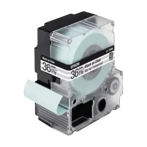 Tape Cartridge EPSON LC7TBN9; 36mm/9m Clear, Black/Clear, C53S628404