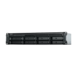 SYNOLOGY "RS1221RP+", 8-bay, AMD Ryzen 4-core 2.2Ghz, 4Gb*1+1Slot, 4x1GbE, PCIe, 2x350W PSU
