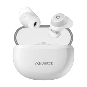 Wireless Earphones A4tech B27, 10 mm driver, 32 Ohm, 100db, Bluettoth 5.2, 40/400mAh, IPX4, White