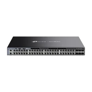 48-port Gigabit Layer 3 Managed Switch TP-LINK "SG6654X",6x10Gbit SFP+, Stackable, 2xPSU, Console Port, Rackmount
