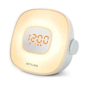 MUSE ML-198 CR, Tuner FM, Light Clock Radio With Sounds of Nature