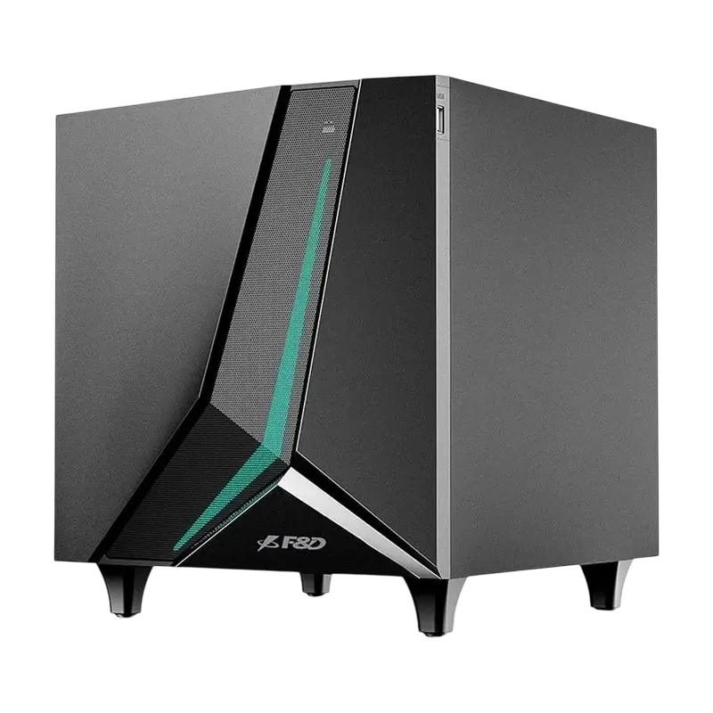 Speakers F&D F670X Black, 70W, 2.1 Computer Multimedia Speaker - imagine 4