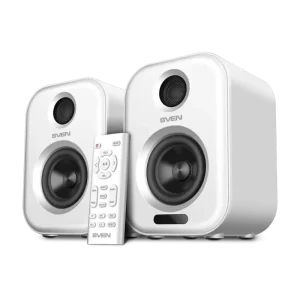 Speakers SVEN MC-5, white, 50W, Bluetooth, RCA*2, USB, Optical, RC