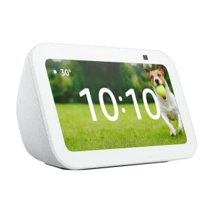 Amazon Echo Show 5 (3rd Gen) Smart Display and Alarm Clock, Glacier White