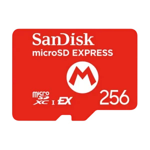 NINTENDO SWITCH 2 MICRO SD CARD SANDISK Red 256gb