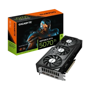 VGA Gigabyte RTX5070Ti 16GB GDDR7 WindForce OC (GV-N507TWF3OCV2-16GD)