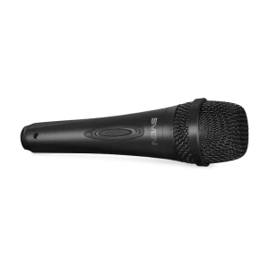 Microphone SVEN "MK-130", Black (wired, dynamic, plastic, cable 3.0 m, 6.3mm Jack, cardioid)