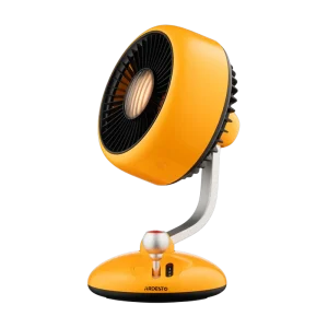 Fan ARDESTO AviaFan FT-F3600Y, 12cm, rechargeable, backlight, USB-A Type-C, Yellow