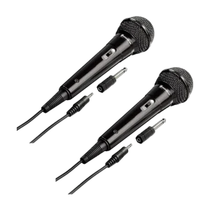 Thomson 131780 M135D Dynamic Microphone, Karaoke, Pack of 2