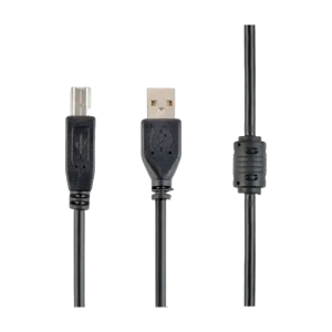 Cable USB, AM/BM, 4.5 m, USB2.0 Premium quality with ferrite core, Cablexpert, CCF-USB2-AMBM-15