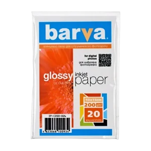 A4 200g 20p Glossy Inkjet Photo Paper Barva