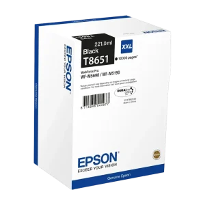 Ink Cartridge Epson T8651 / C13T865140, WF-M5xxx XXL Mono Cartridge, 221ml, 10'000 pages