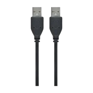 Cable USB AM/AM, 1.8 m, USB2.0, Cablexpert, Black, CCP-USB2-AMAM-6