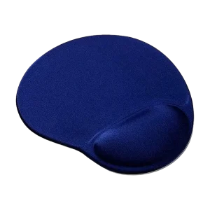 Mouse Pad Gembird MP-GEL-B, 240 × 220 × 4mm, Cloth, Gel wrist support, Blue