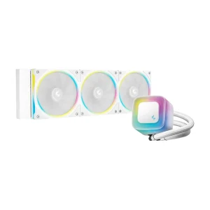 DEEPCOOL Liquid Cooler ”LE360 PRO WH”, 360mm radiator, Anti-Leak Technology, LGA1851/1700/1200/115x & AM5/AM4, up to 300W, 3x120mm FL12 SE Hydro Bearing ARGB PWM fans, Fans: 400~2400rpm, <36.07dBA, 66.23CFM, 4pin PWM, Pump: 2500~3400rpm, 4-pin PWM, 17.8dBA, 3-Phase/4-Pole/6-Slot motor, White